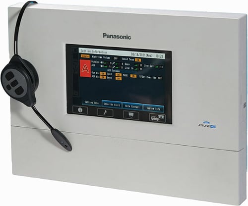 Panasonic communication system used by Revolution Digital Menu Boards by National Sign Systems