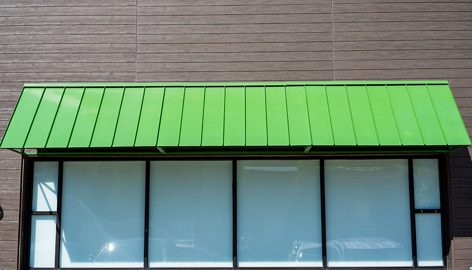 Awning installed by National Sign Systems for Giant Eagle grocery store